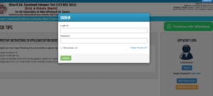 Login Page