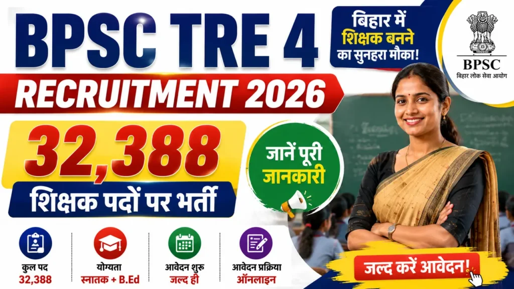 BPSC TRE 4 Recruitment 2026