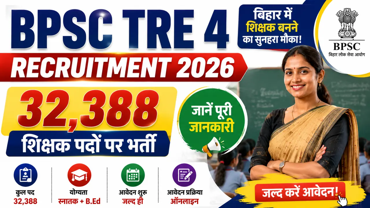 BPSC TRE 4 Recruitment 2026