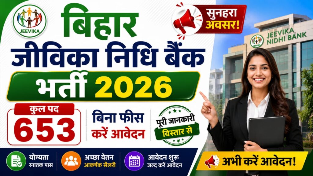 Bihar Jeevika Nidhi Bank Bharti 2026