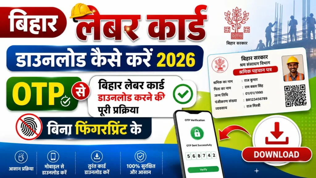 Bihar Labour Card Download Kaise Kare 2026