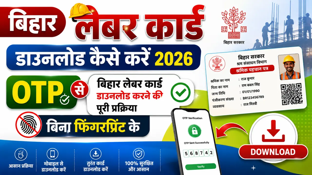 Bihar Labour Card Download Kaise Kare 2026