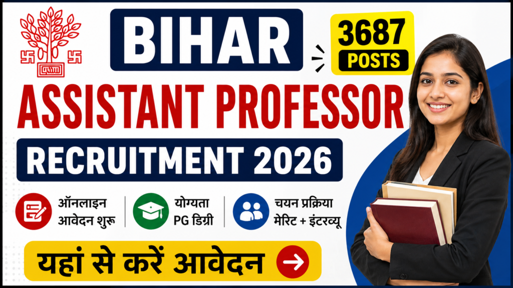 Bihar Assistant Professor Recruitment 2026