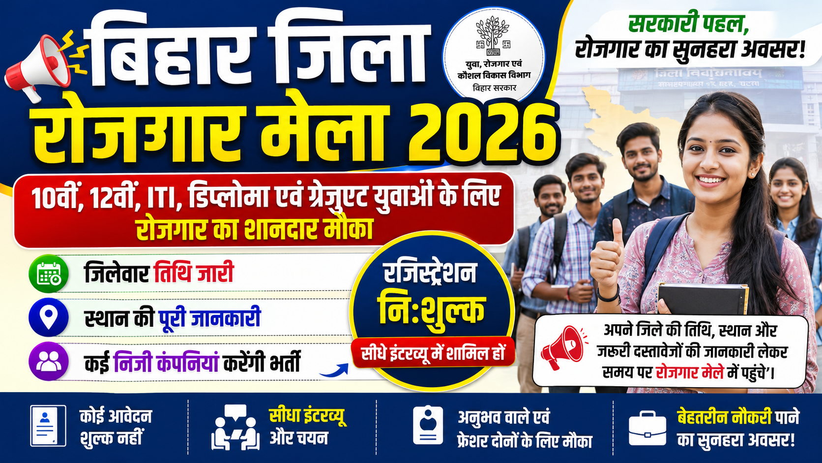 Bihar Rojgar Mela 2026
