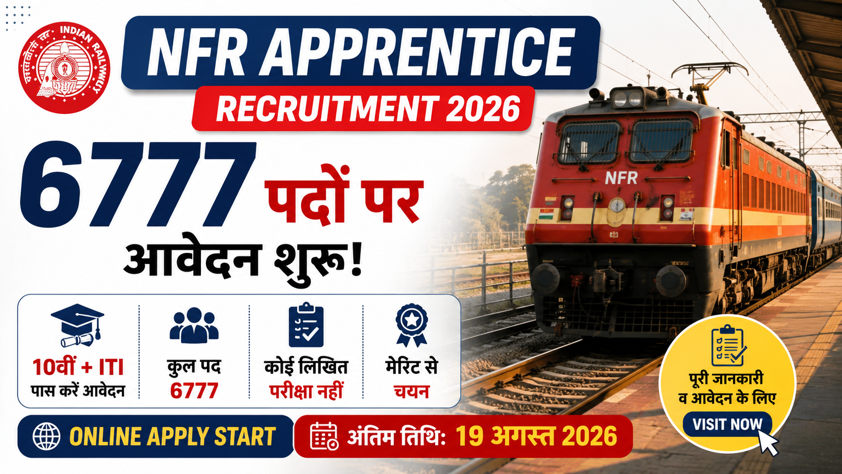 NFR Apprentice Recruitment 2026