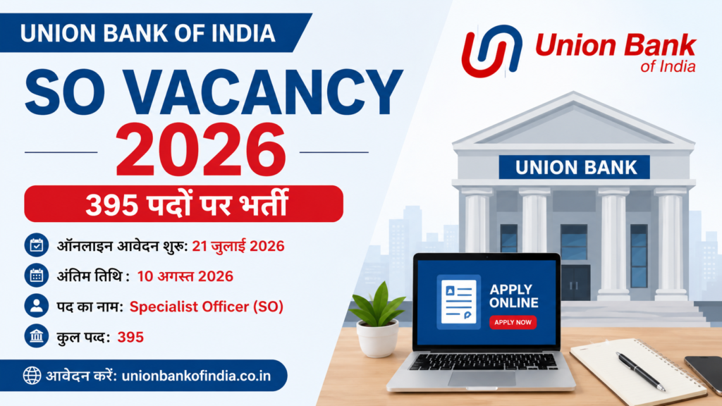 Union Bank SO Vacancy 2026
