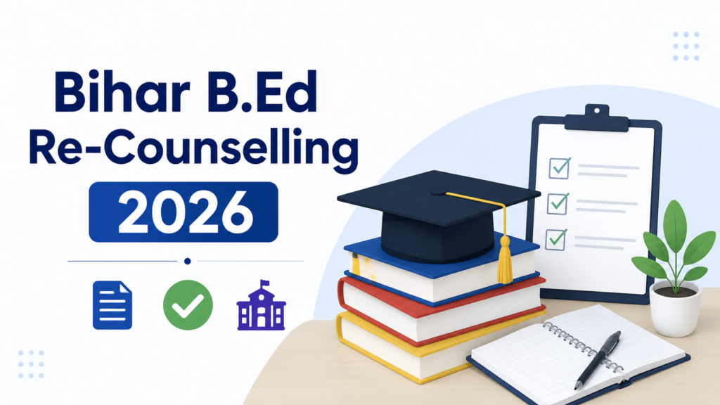 Bihar B.Ed Re-Counselling 2026