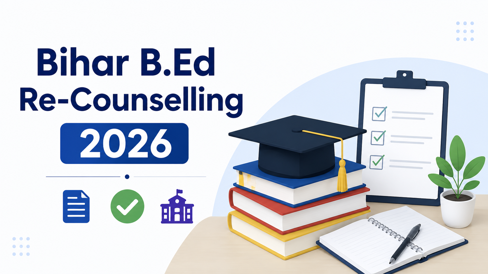 Bihar B.Ed Re-Counselling 2026