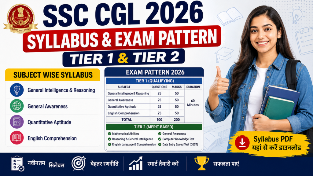 SSC CGL Syllabus 2026