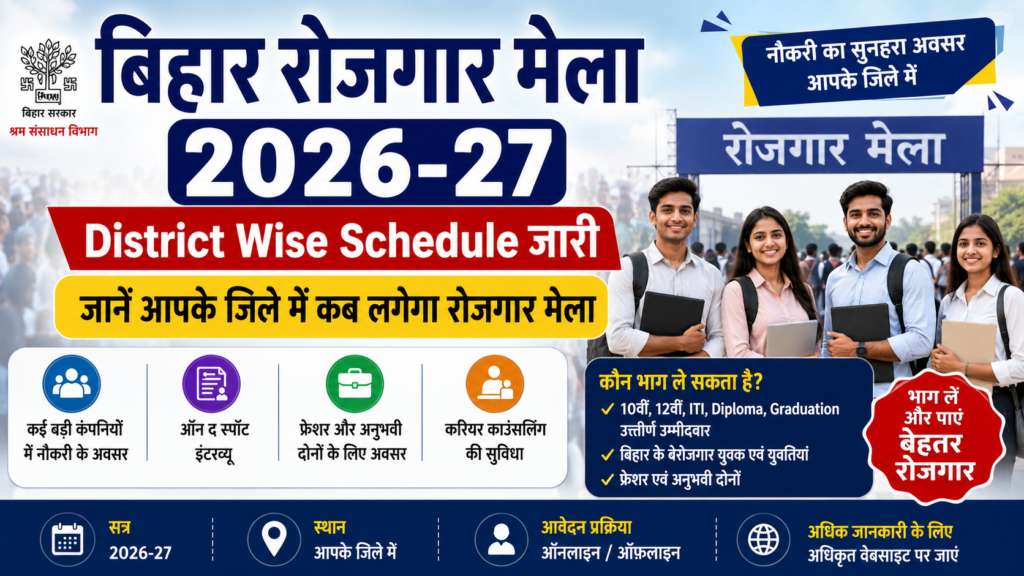 Bihar Rojgar Mela 2026-27