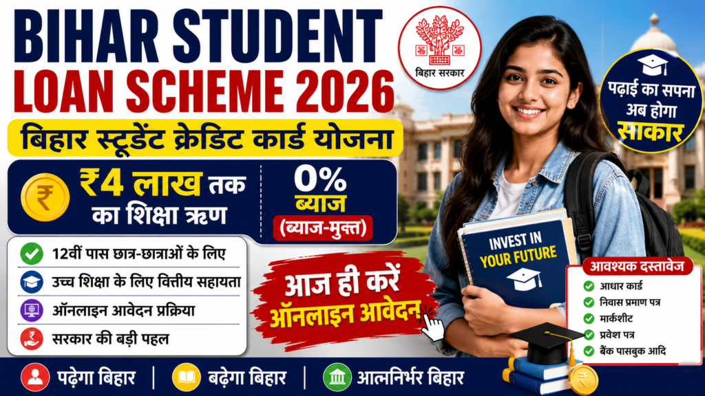 Bihar Student Loan Scheme 2026