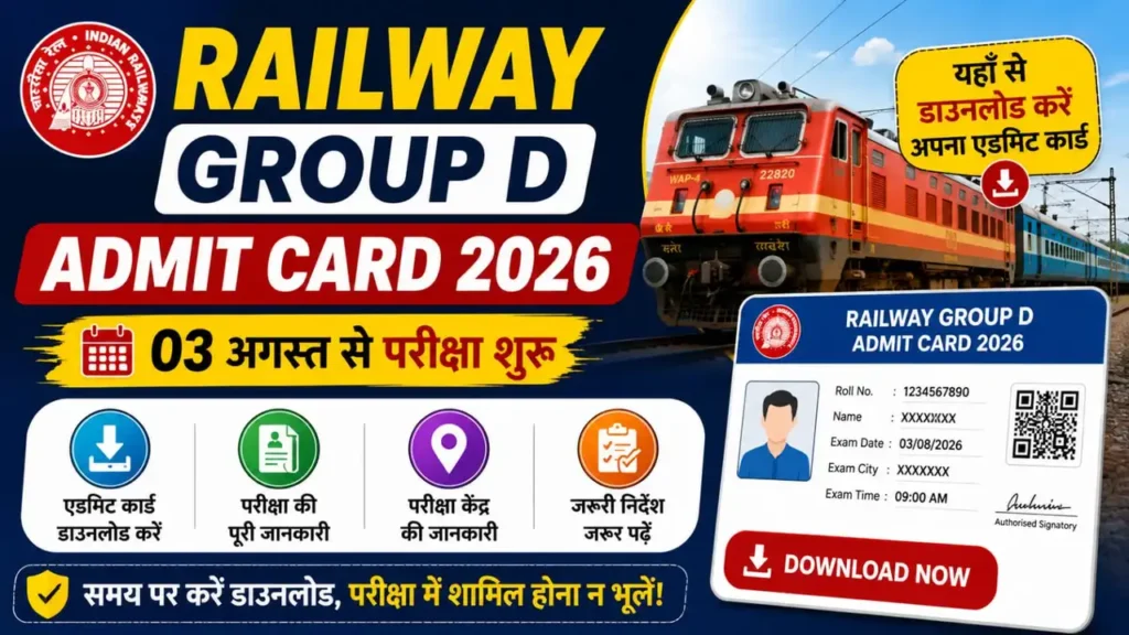 Railway Group D Admit Card 2026