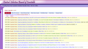 Bihar Police Driver Constable DET Admit Card 2026