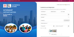 Bihar Jeevika Internship 2026 Official Website Registration page