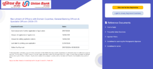 Union Bank SO Recruitment 2026