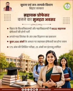 Bihar Assistant Professor Vacancy 2026
