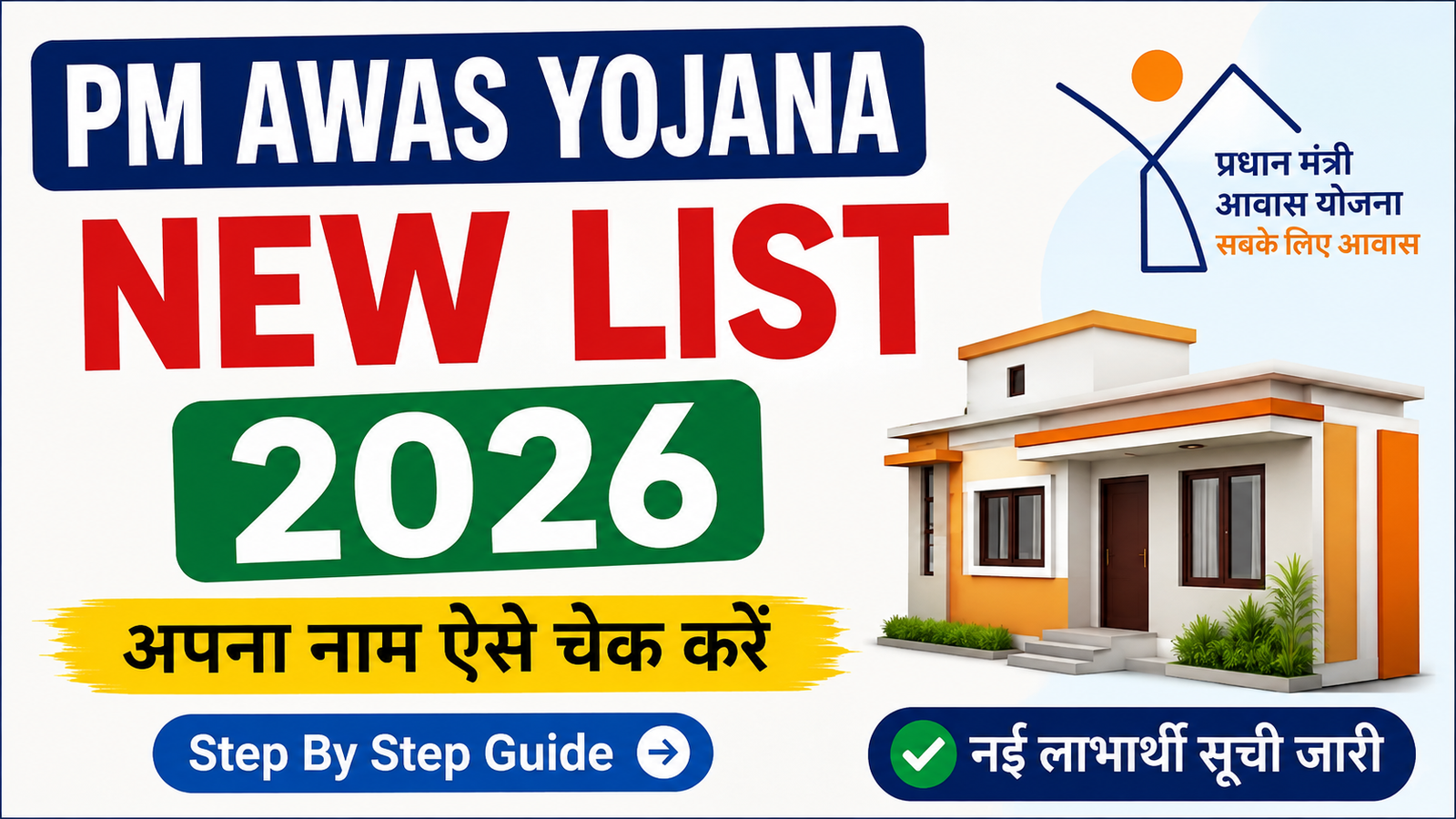 PM Awas Yojana New List 2026