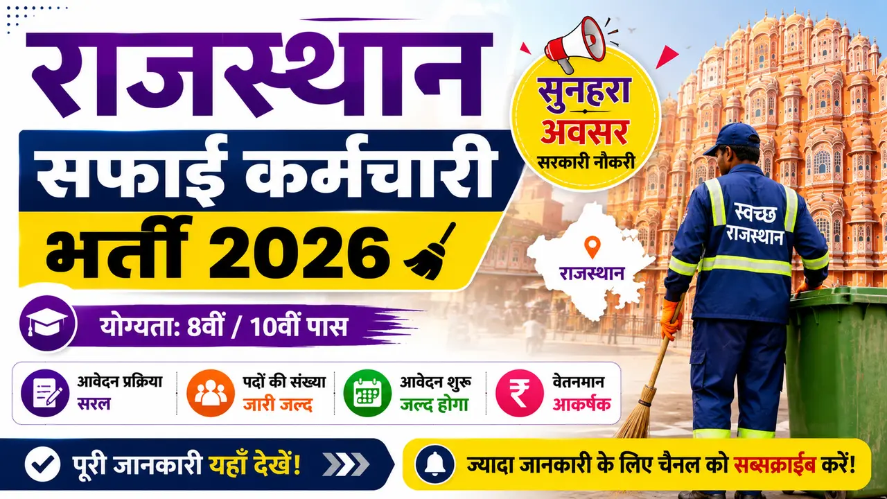 Rajasthan Safai Karamchari Vacancy 2026