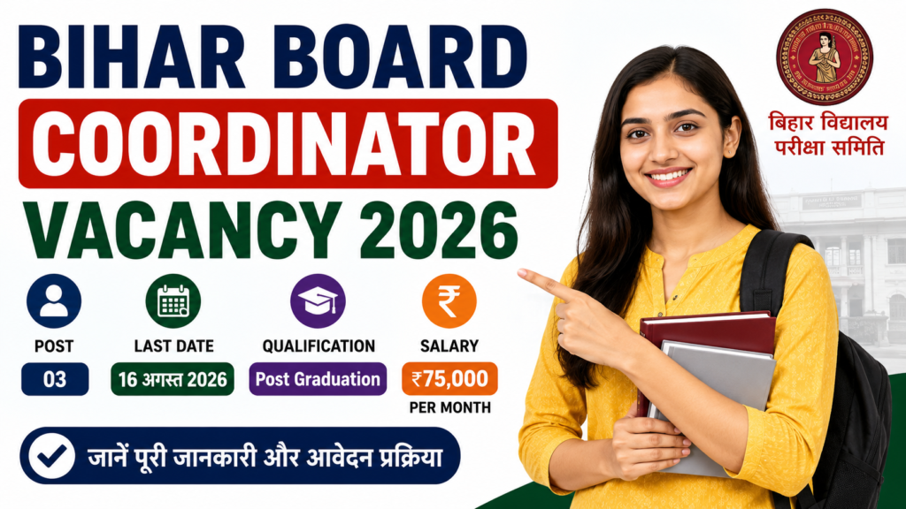 Bihar Board Coordinator Vacancy 2026