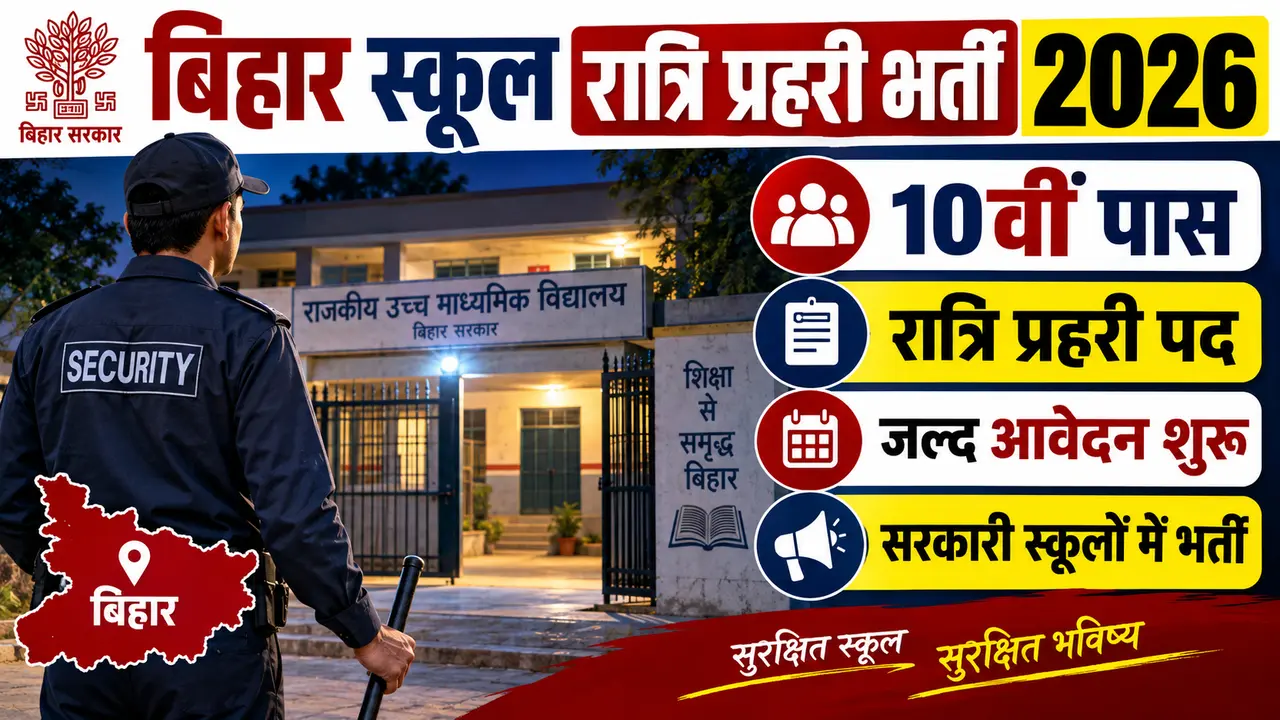 Bihar School Night Guard Vacancy 2026