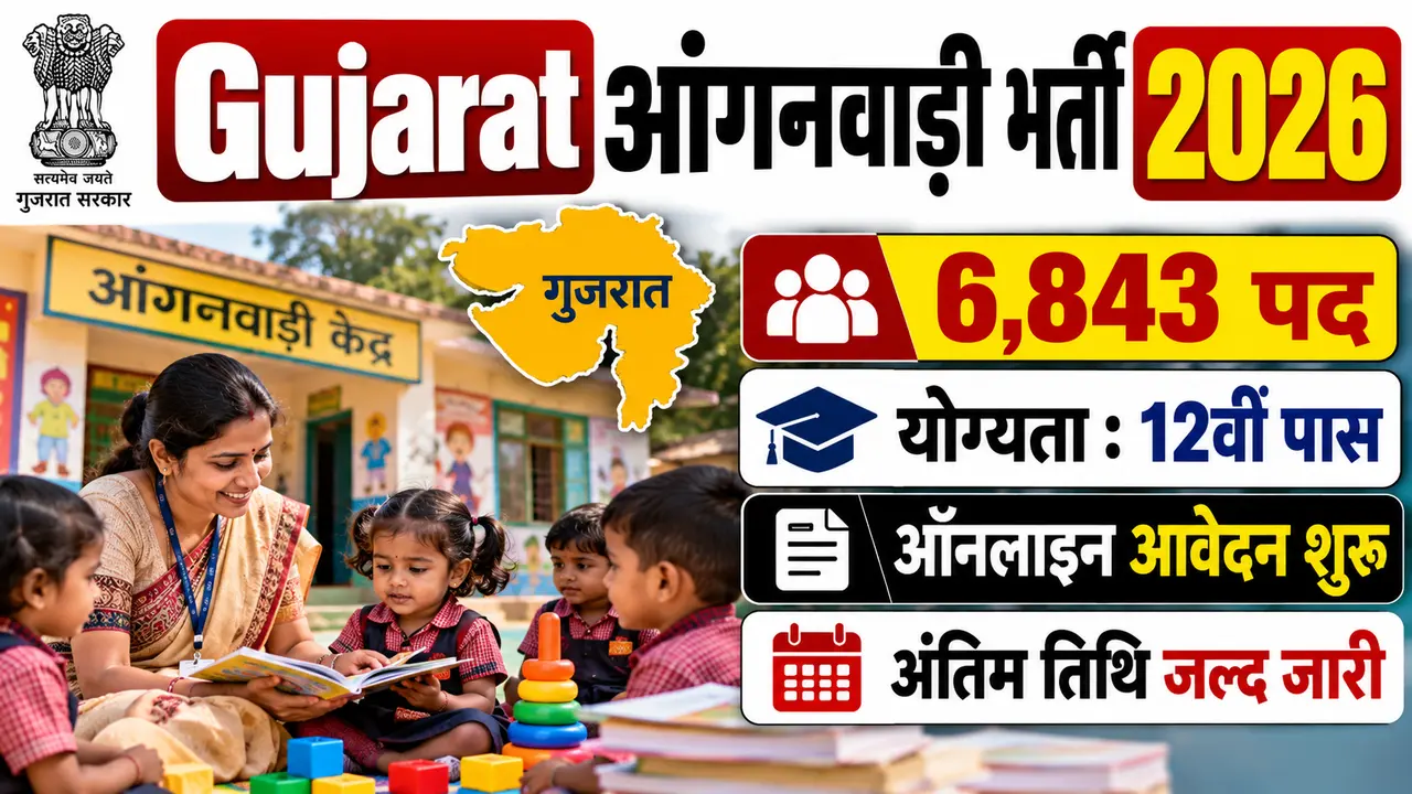 Gujarat Anganwadi Recruitment 2026