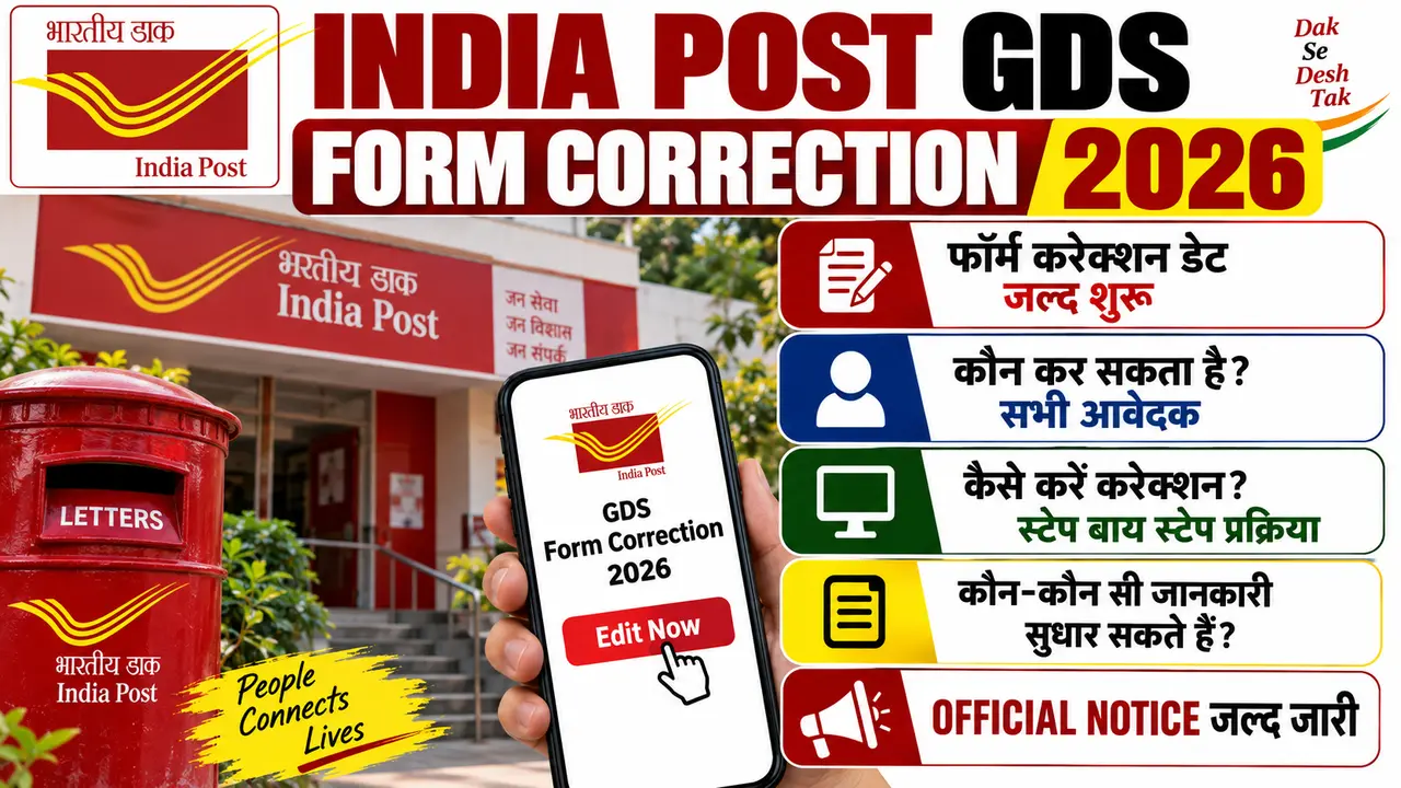India Post GDS Form Correction 2026