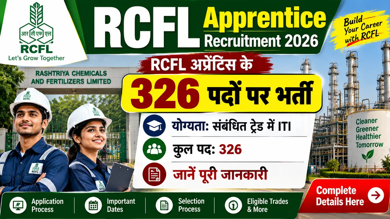 RCFL Apprentice Recruitment 2026