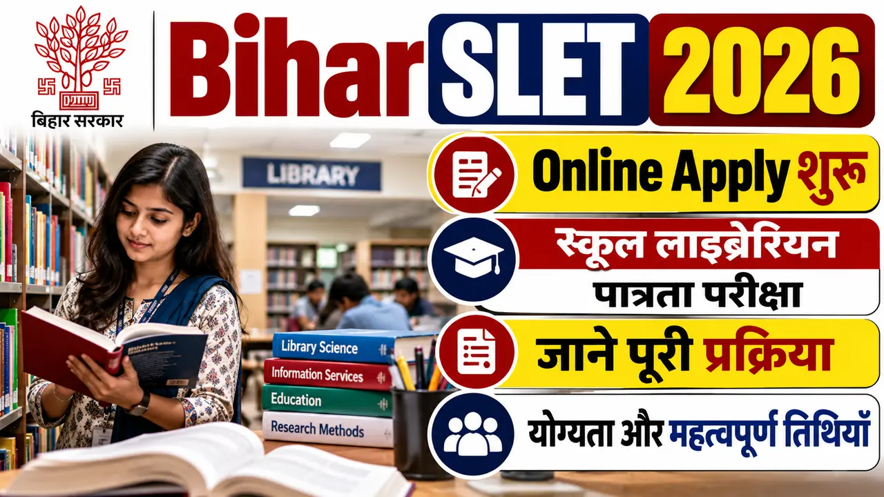 Bihar SLET 2026 Online Apply