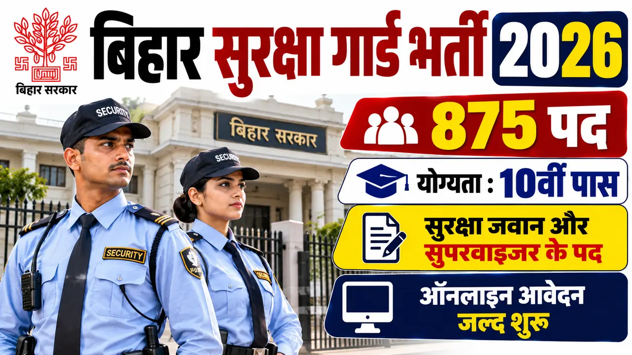 Bihar Security Guard Bharti 2026